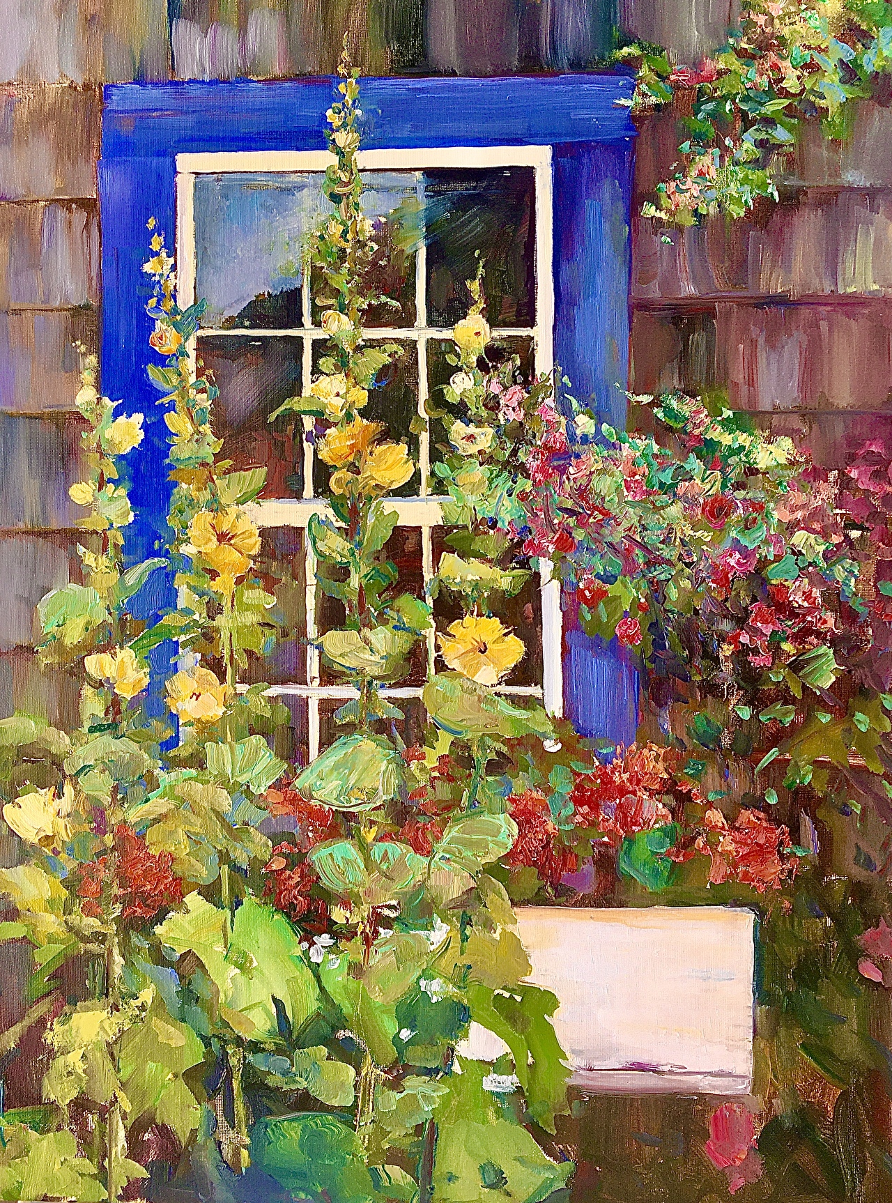 Blue Window by Catherine Elliott